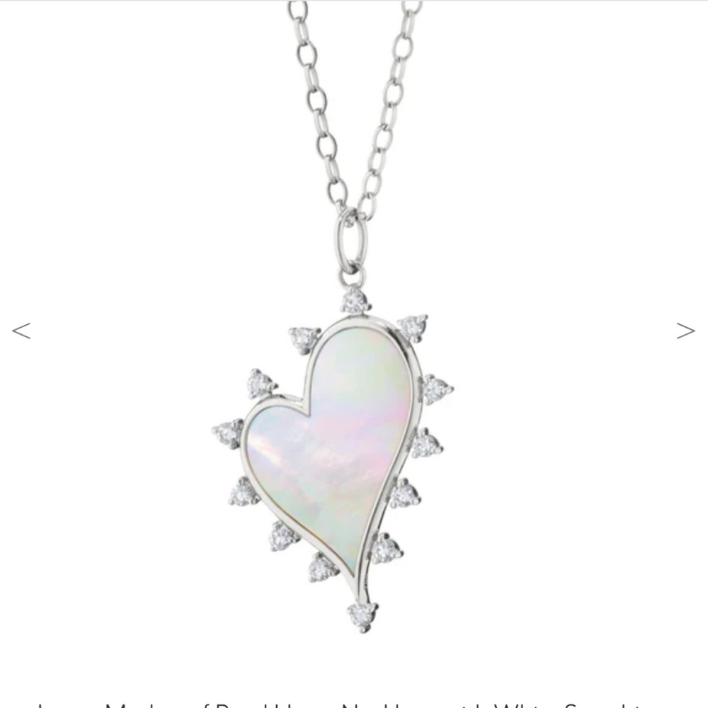 Heart necklace by Monica Rich Kosann